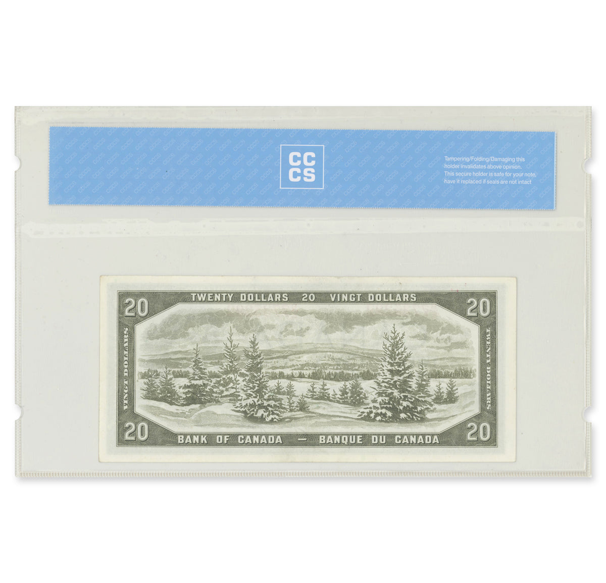 $20 1954 Devil's Face Series BC-33b Beattie-Coyne Prefix B/E CCCS UNC-60