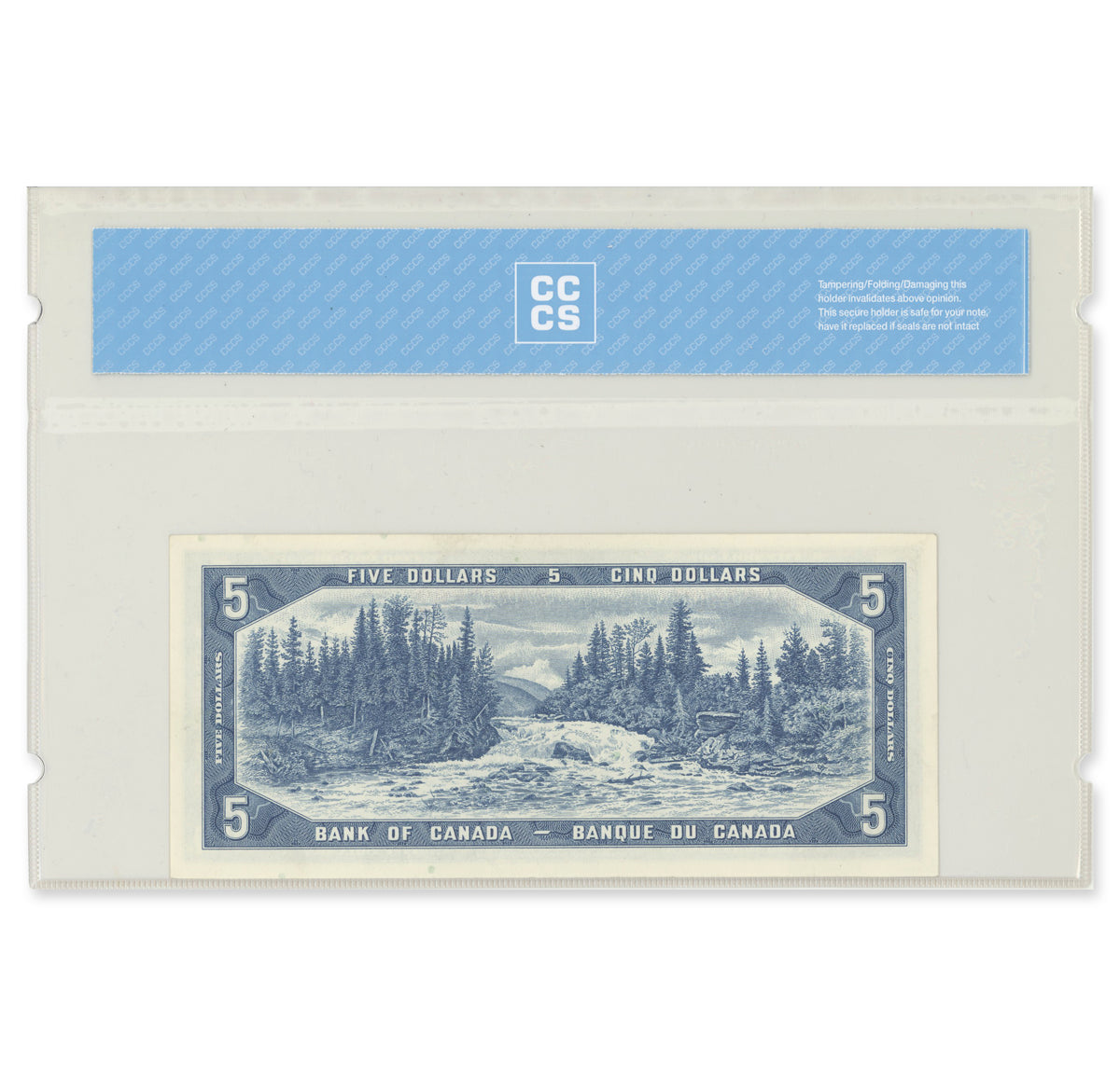 $5 1954 Modified Series BC-39c Bouey-Rasminsky Prefix U/X CCCS CUNC-63