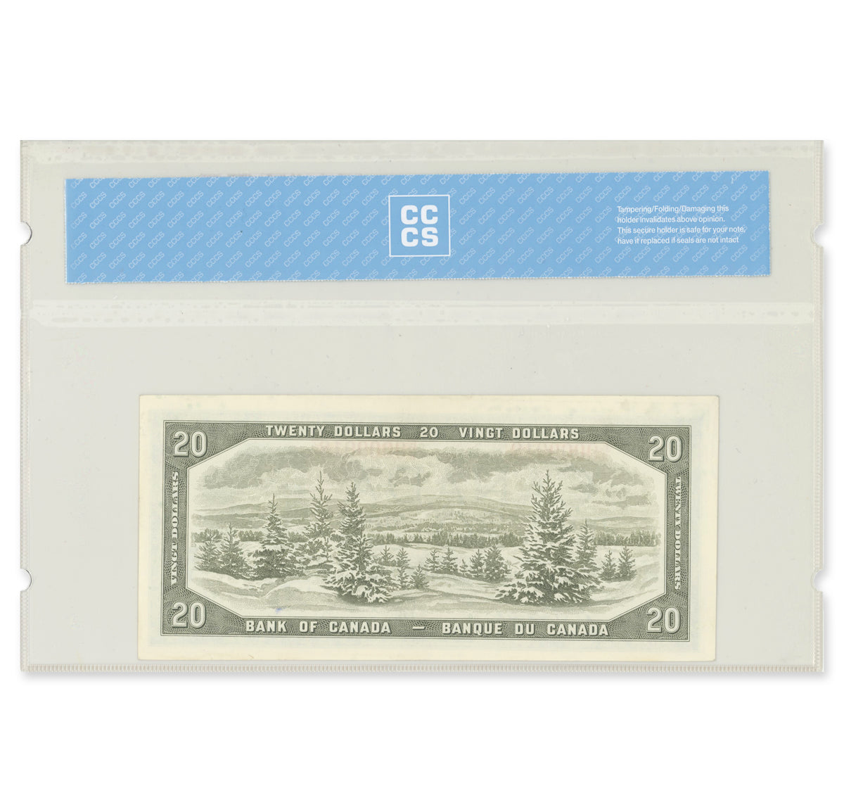 $20 1954 Modified Series BC-41b Beattie-Rasminsky Prefix E/W CCCS UNC-62