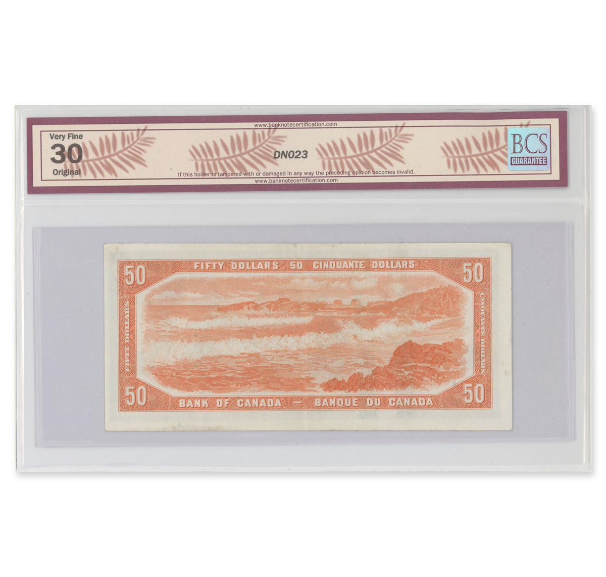 $50 1954 Modified Series BC-42b Beattie-Rasminsky Prefix B/H BCS VF-30 Original