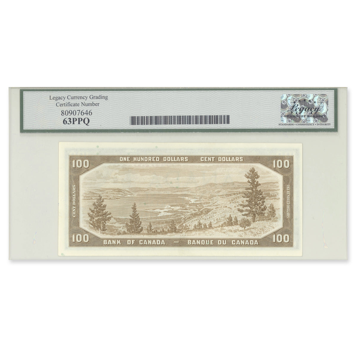 $100 1954 Modified Series BC-43c Lawson-Bouey Prefix C/J Legacy CUNC-63 PPQ