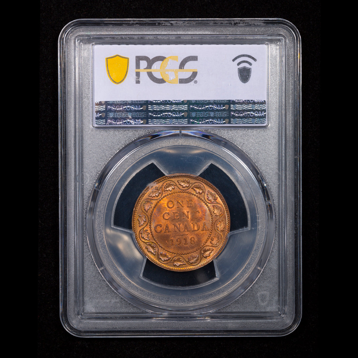 1 Cent 1918 PCGS MS-64 RB