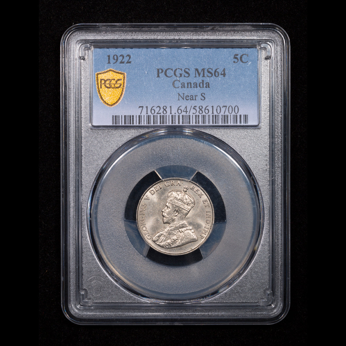 5 Cent 1922 Near S PCGS MS-64
