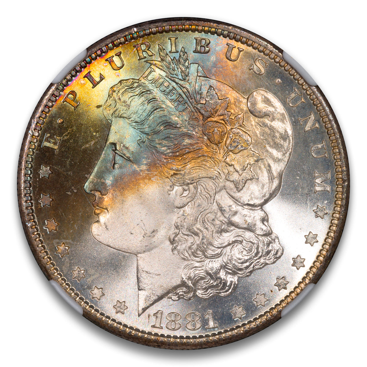 US $1 1881S NGC MS-67