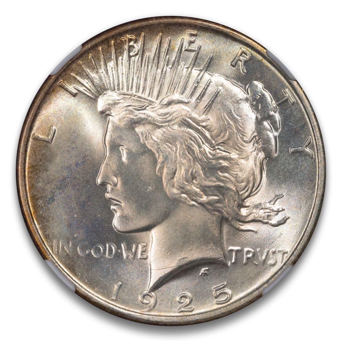 US $1 1925S NGC MS-66+ CAC Green Bean