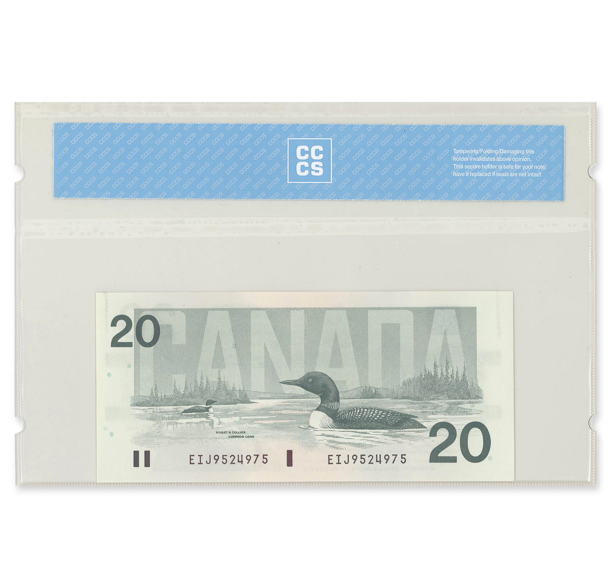 $20 1991 BC-58a-i 5 Consecutive Thiessen-Crow Prefix EIJ CCCS GUNC-65