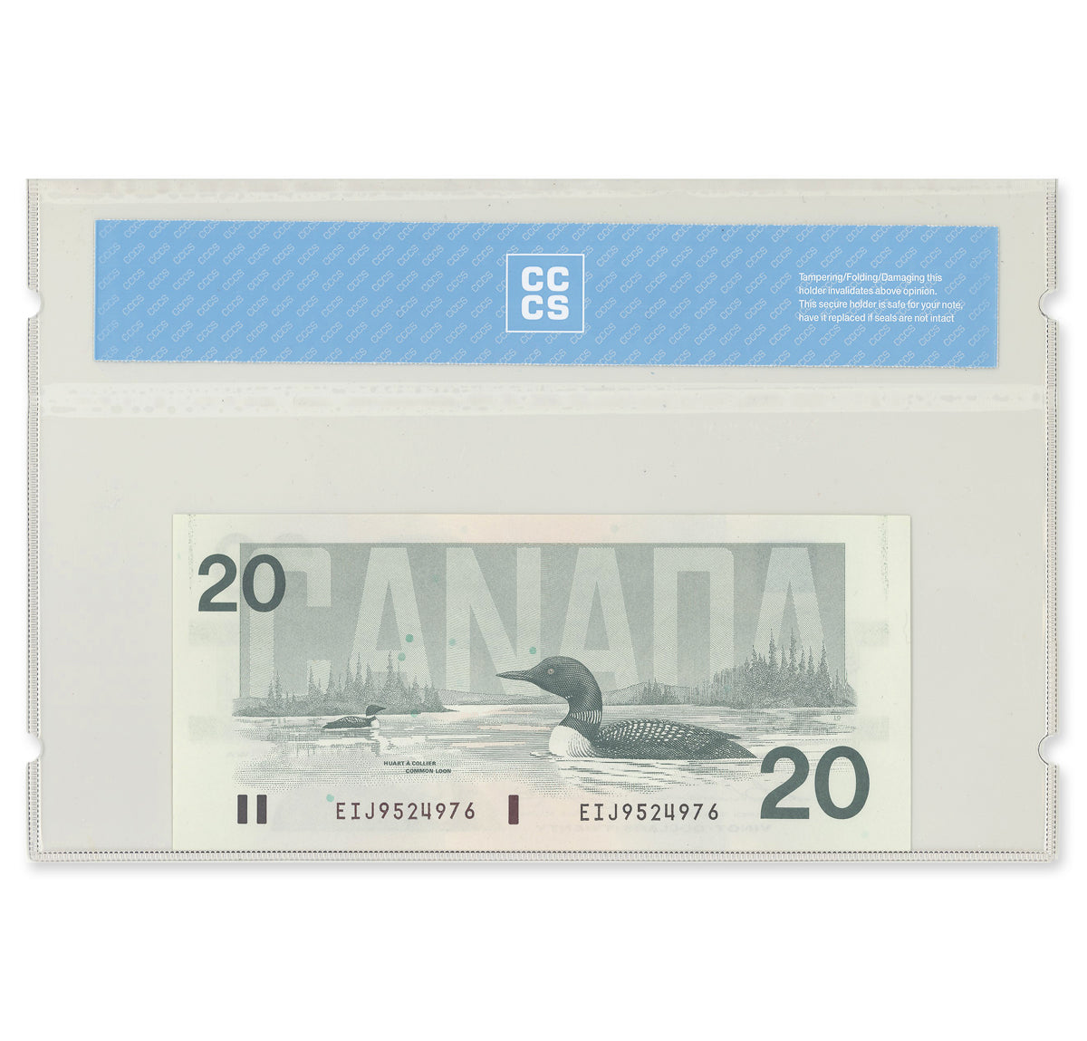 $20 1991 BC-58a-i 5 Consecutive Thiessen-Crow Prefix EIJ CCCS GUNC-65