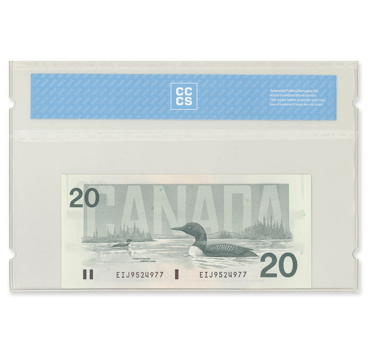 $20 1991 BC-58a-i 5 Consecutive Thiessen-Crow Prefix EIJ CCCS GUNC-65