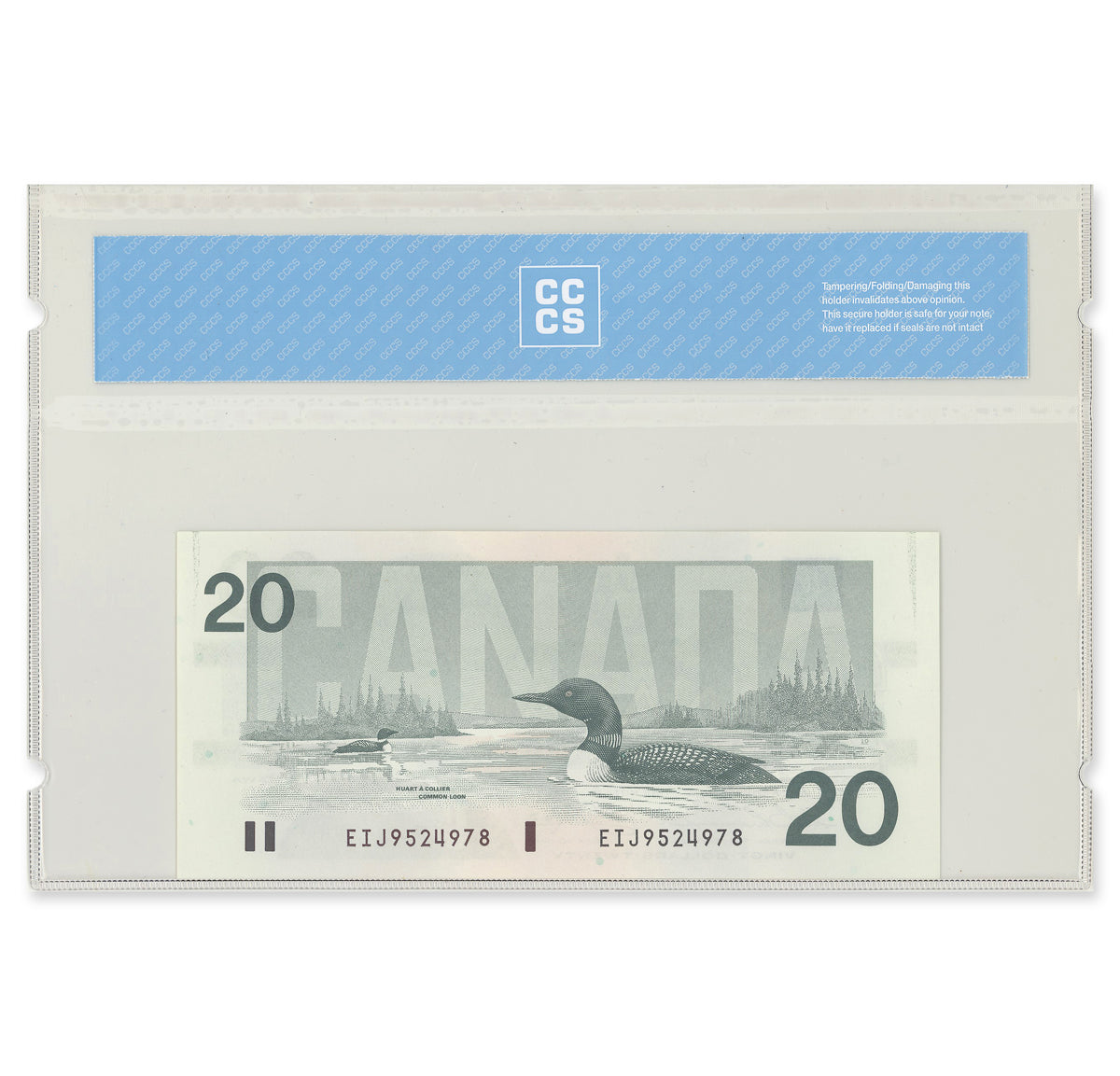 $20 1991 BC-58a-i 5 Consecutive Thiessen-Crow Prefix EIJ CCCS GUNC-65