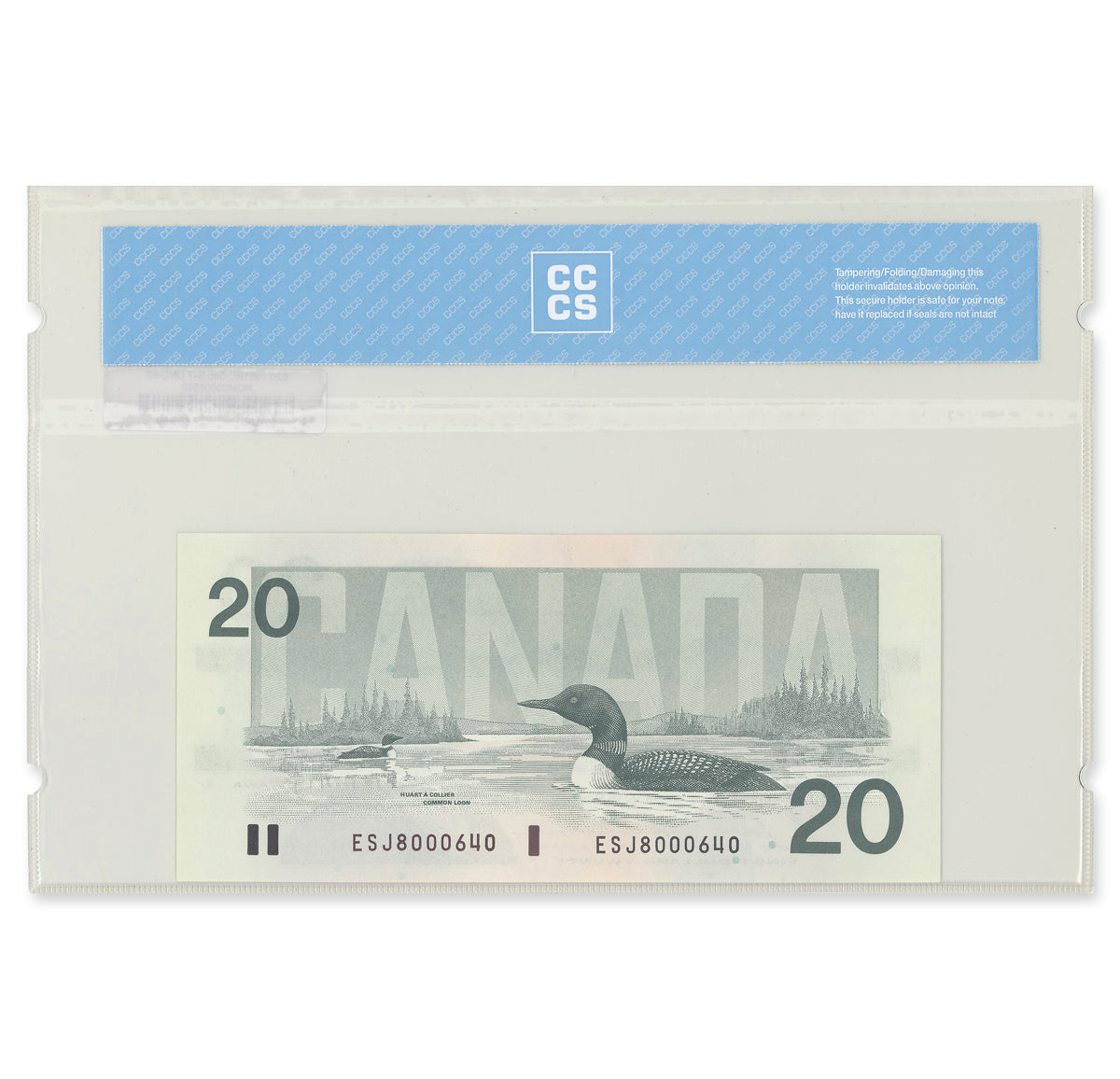 $20 1991 BC-58b Bonin-Thiessen Prefix ESJ CCCS UNC-62