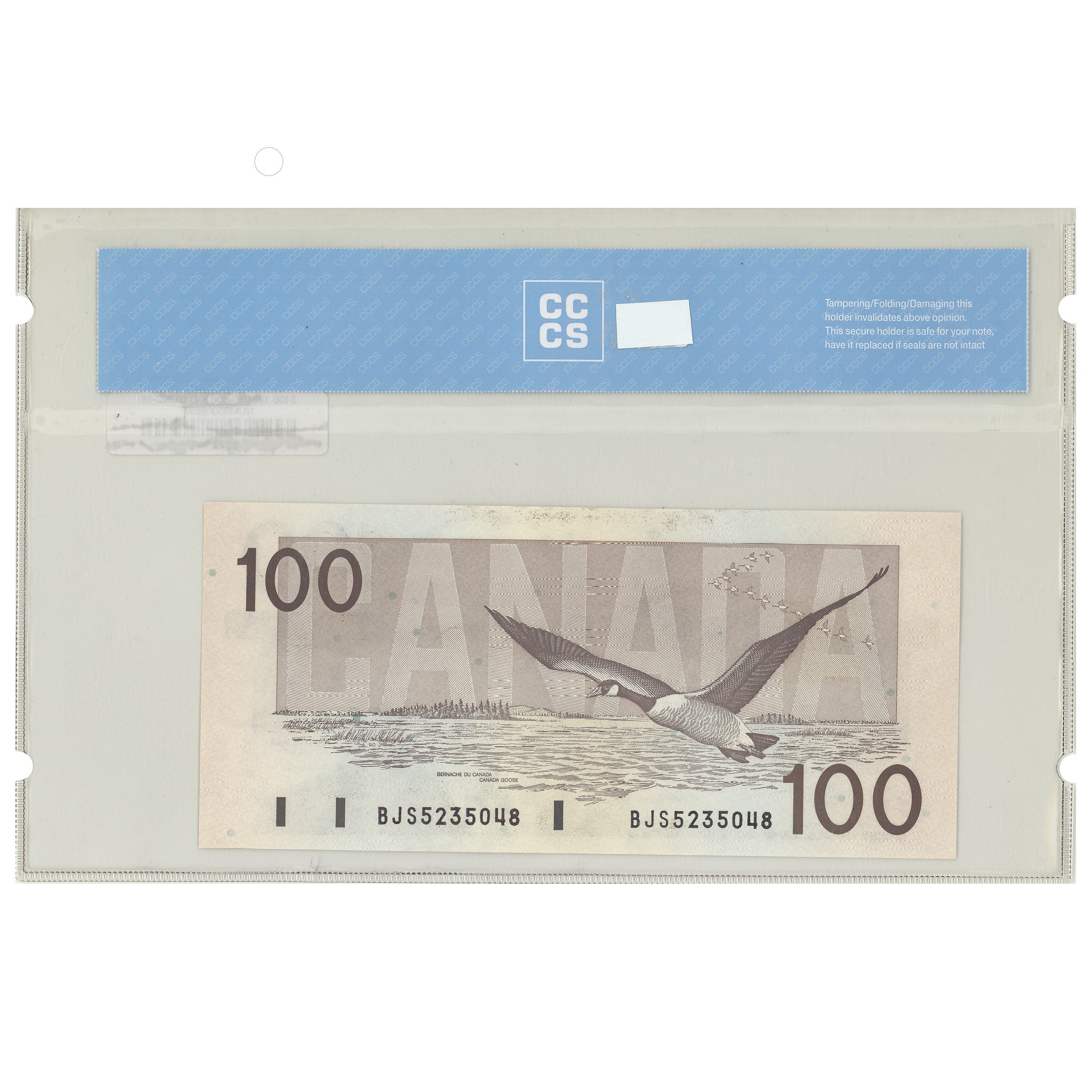 $100 1988 BC-60d Knight-Dodge Prefix BJS CCCS GUNC-66