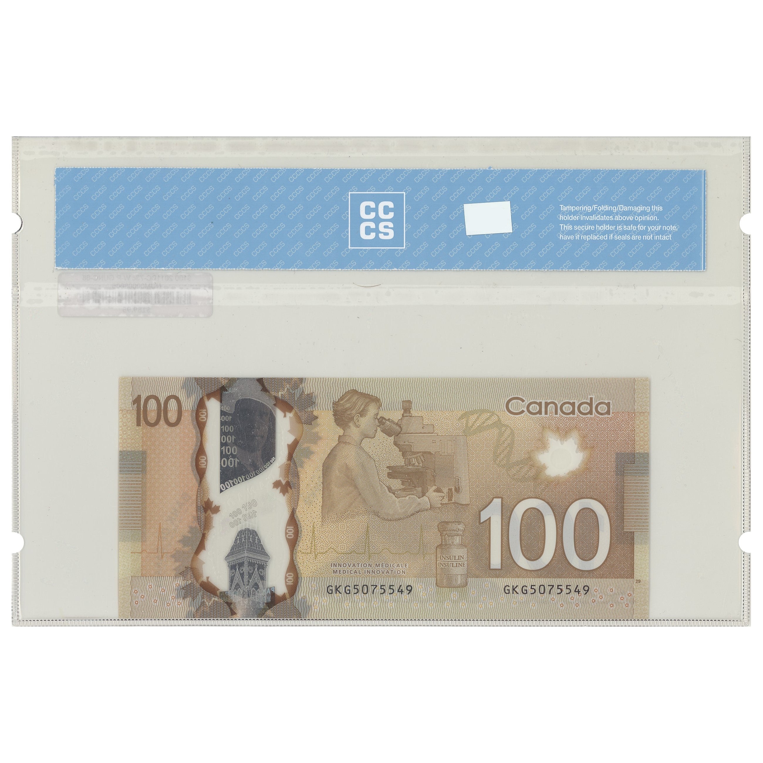 $100 2011 BC-73c Wilkins-Poloz Prefix GKG CCCS GUNC-66