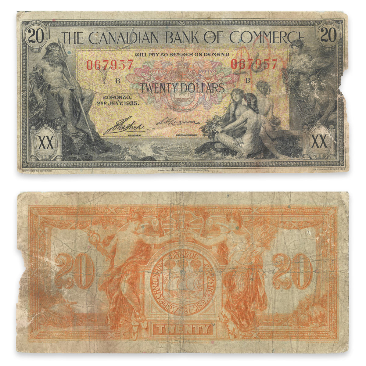$20 1935 75-18-10 Canadian Bank of Commerce Aird-Logan G-4