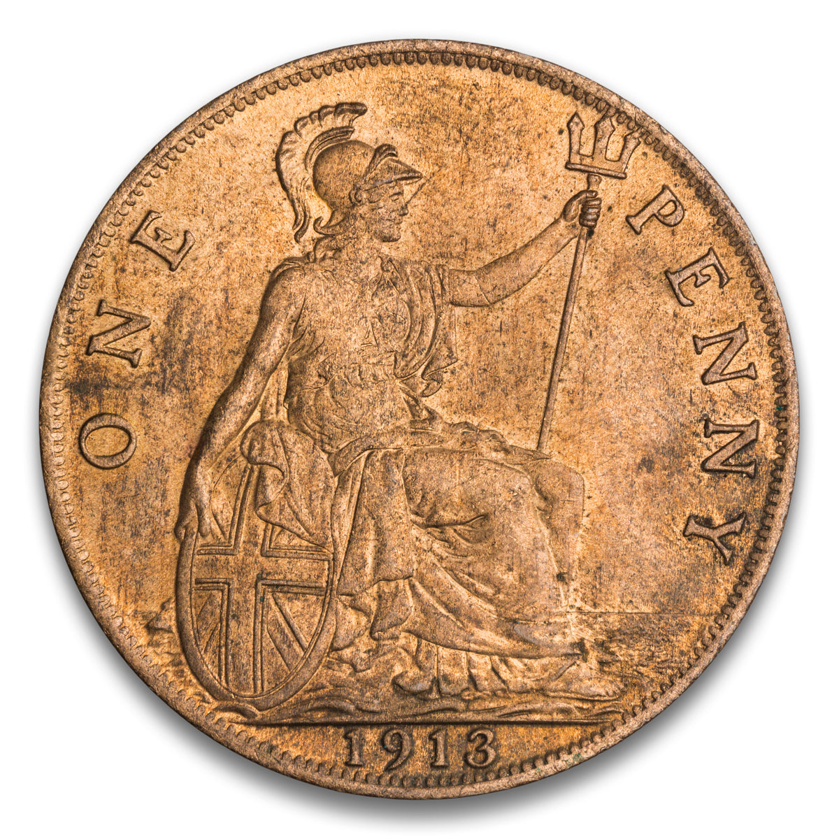 Great Britain Base 1 Penny 1913