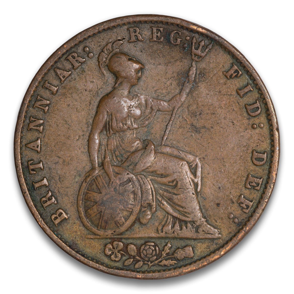 Great Britain Base 1/2 Penny 1854