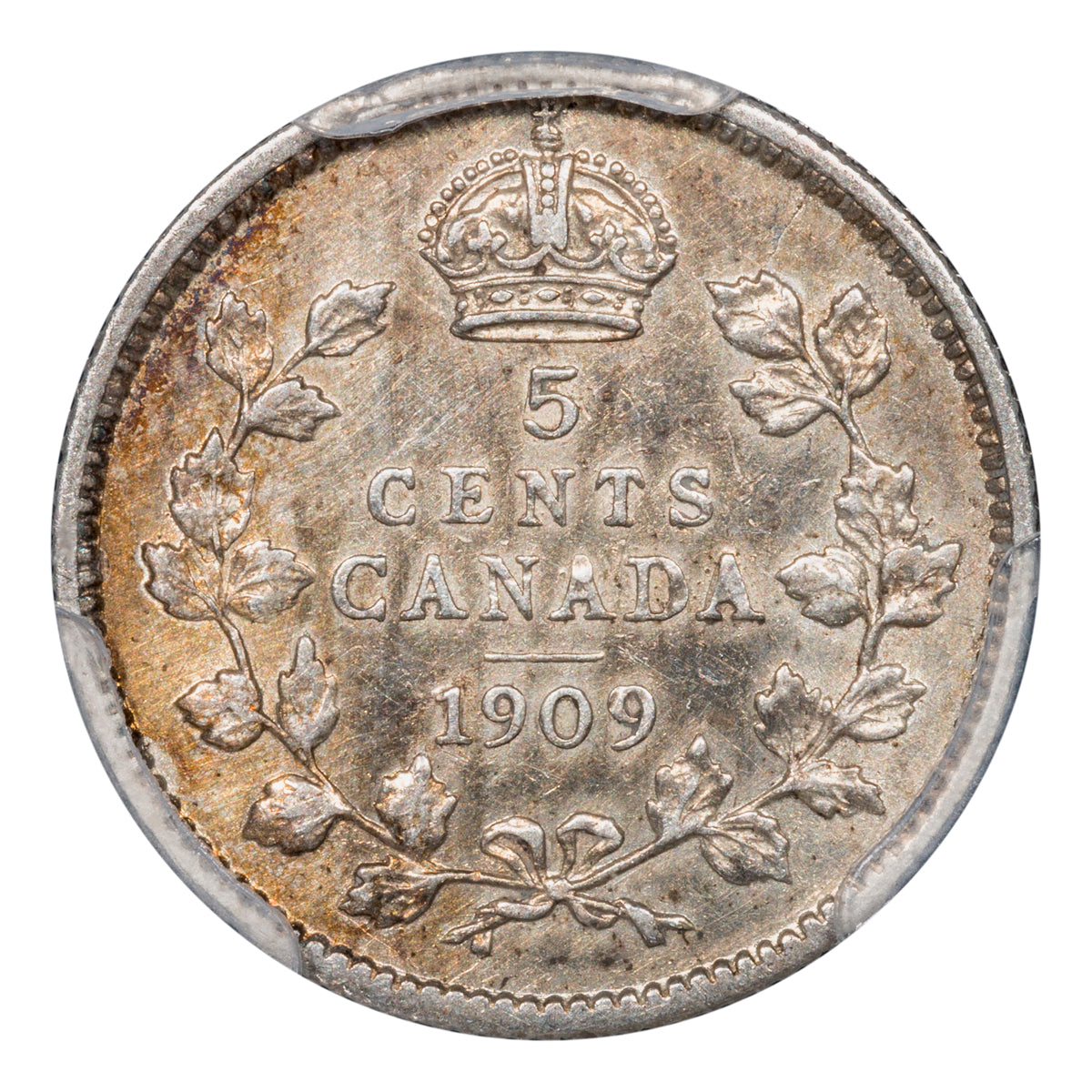 5 Cent 1909 RL C/B PCGS AU-50