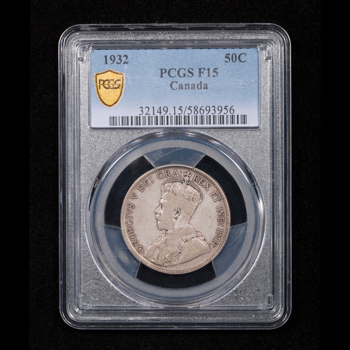 50 Cent 1932 PCGS F-15