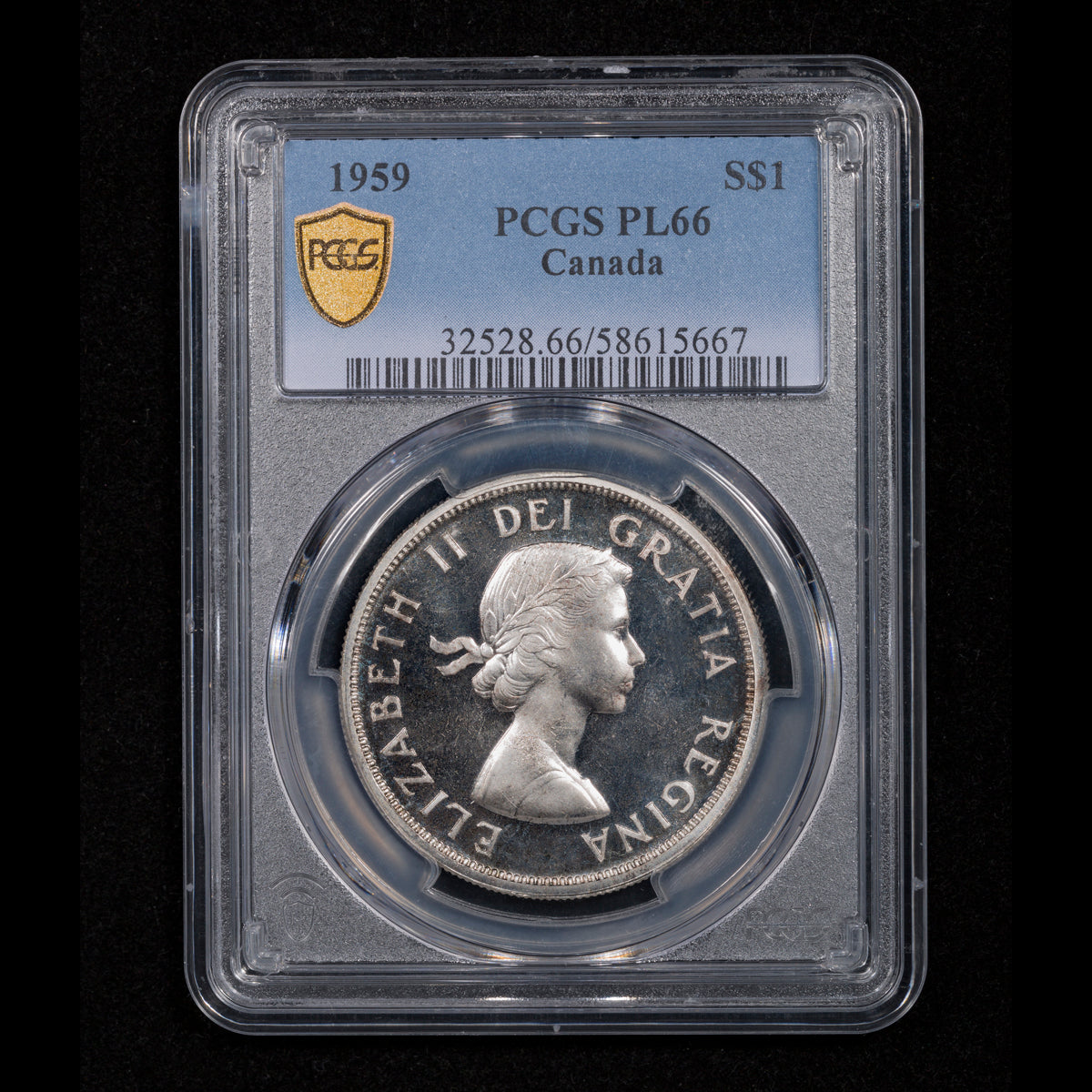 $1 1959 PCGS PL-66