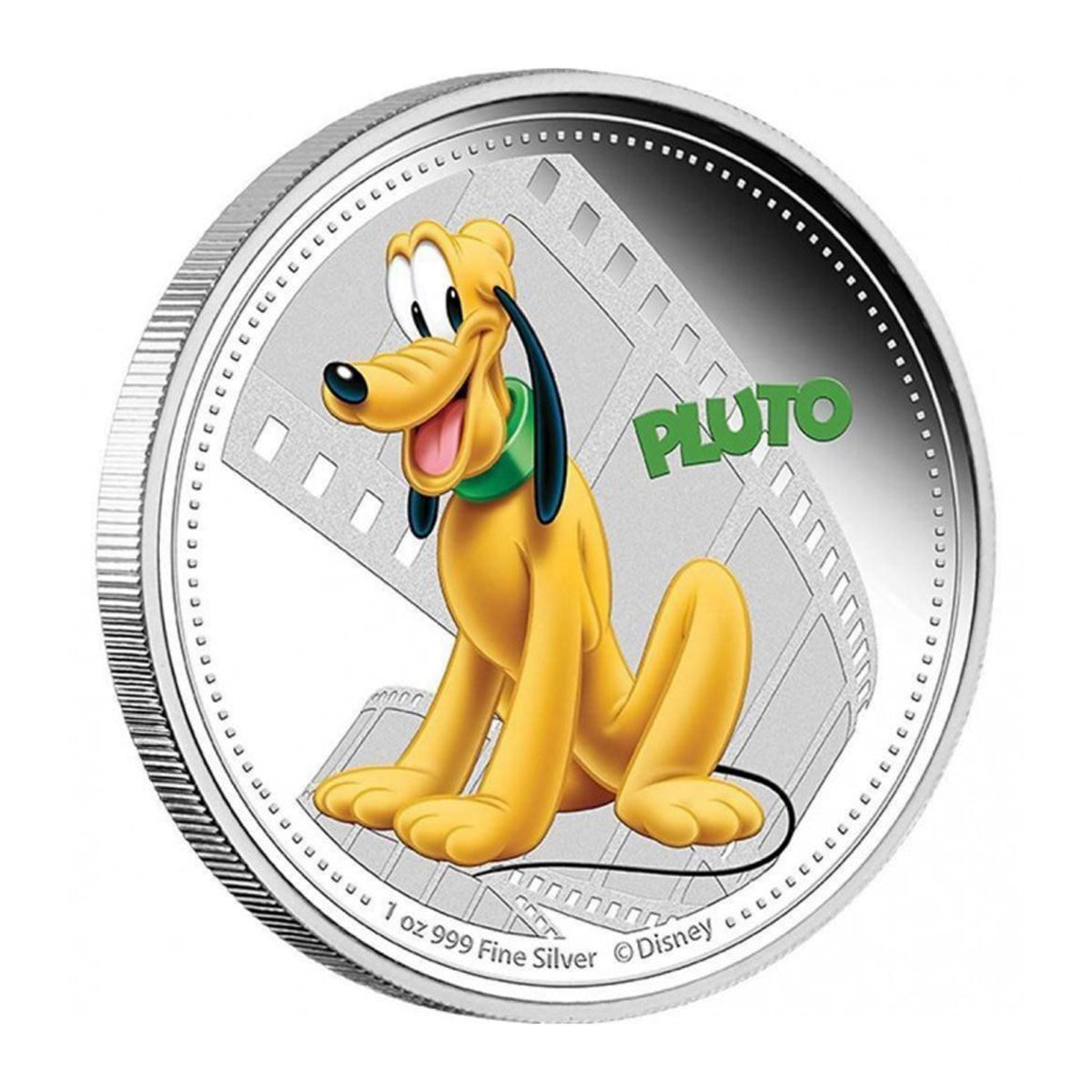 2014 $2 Disney Mickey & Friends: Pluto - Pure Silver Coin