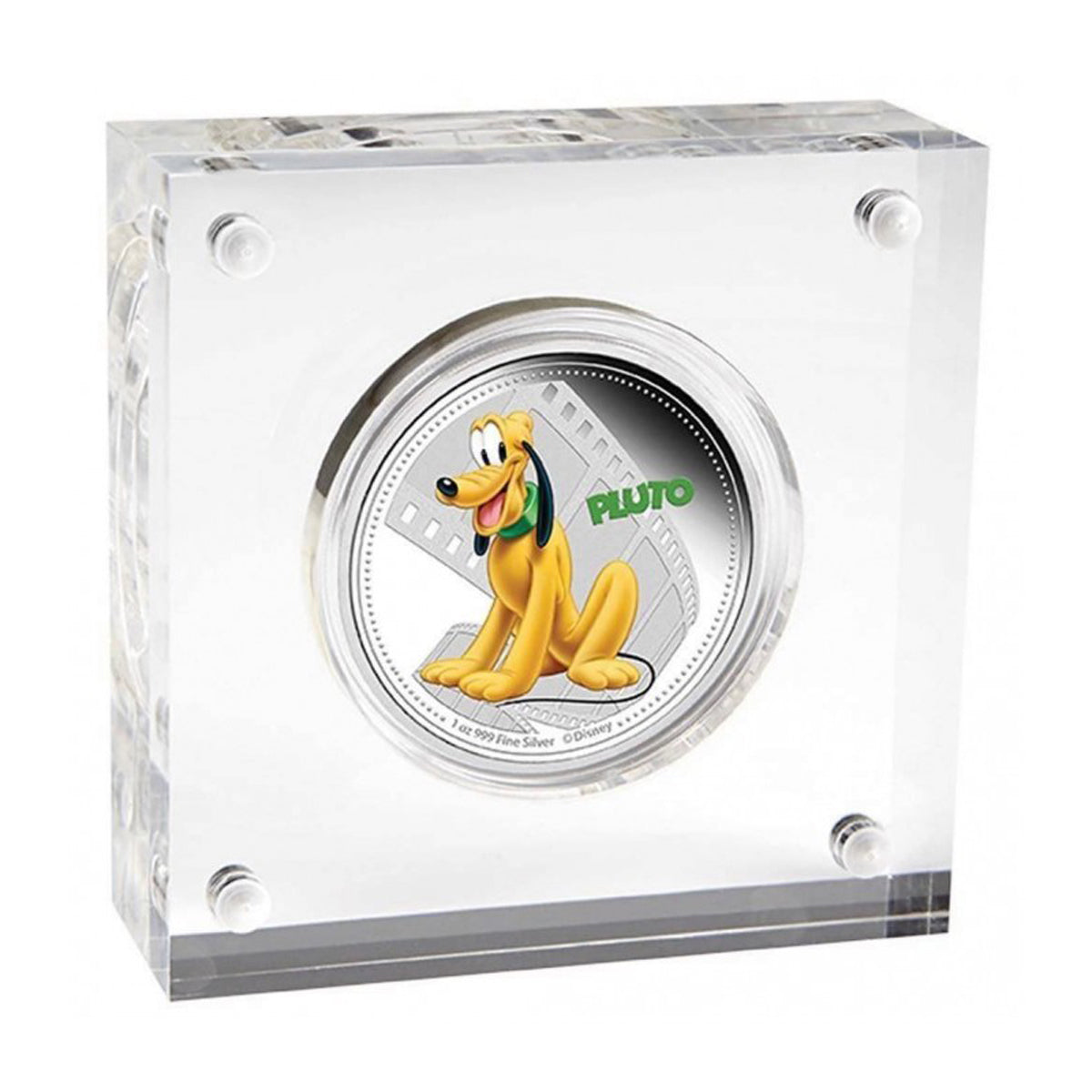 2014 $2 Disney Mickey & Friends: Pluto - Pure Silver Coin