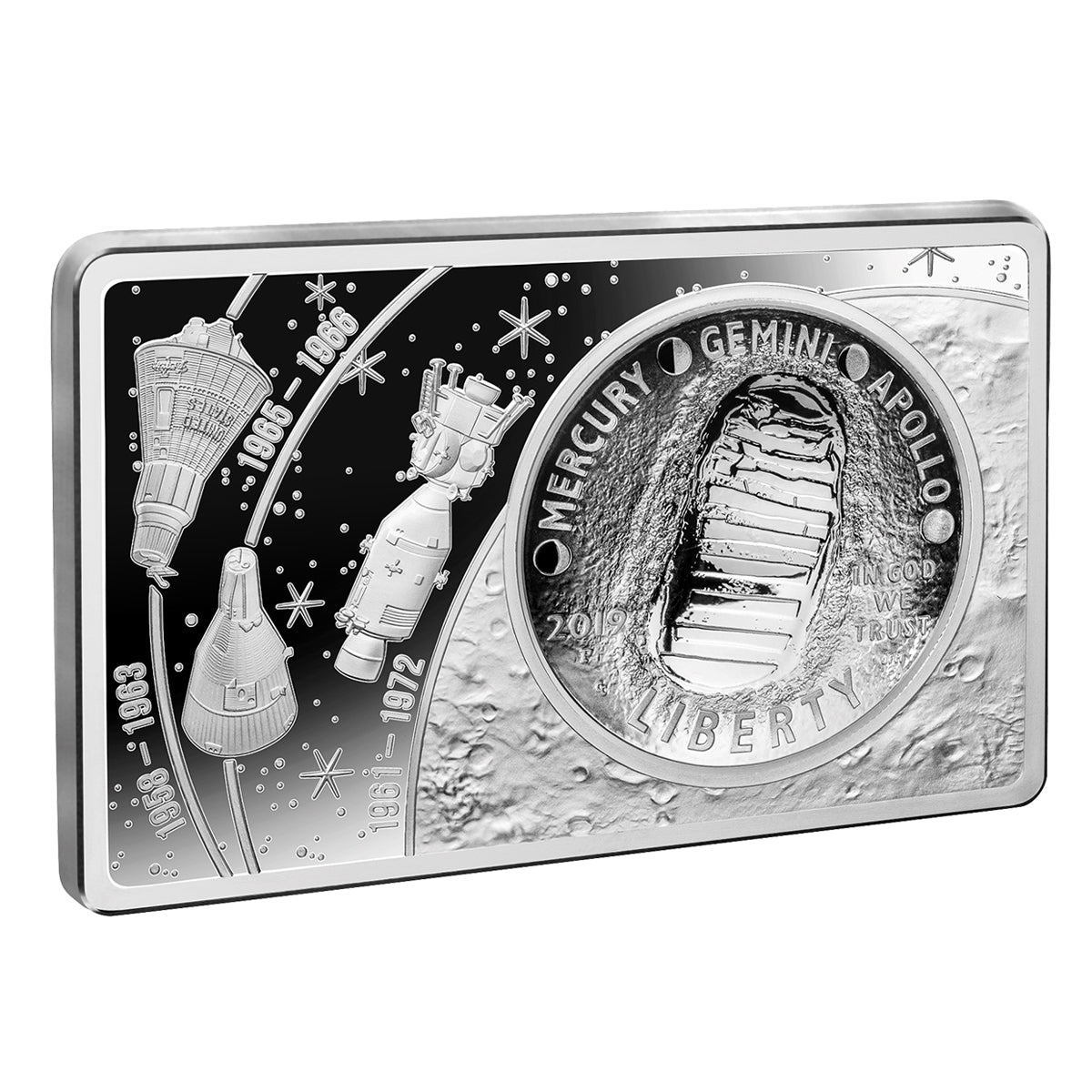 2019 $1 50th Anniversary of the Moon Landing - Pure Silver Coin Set