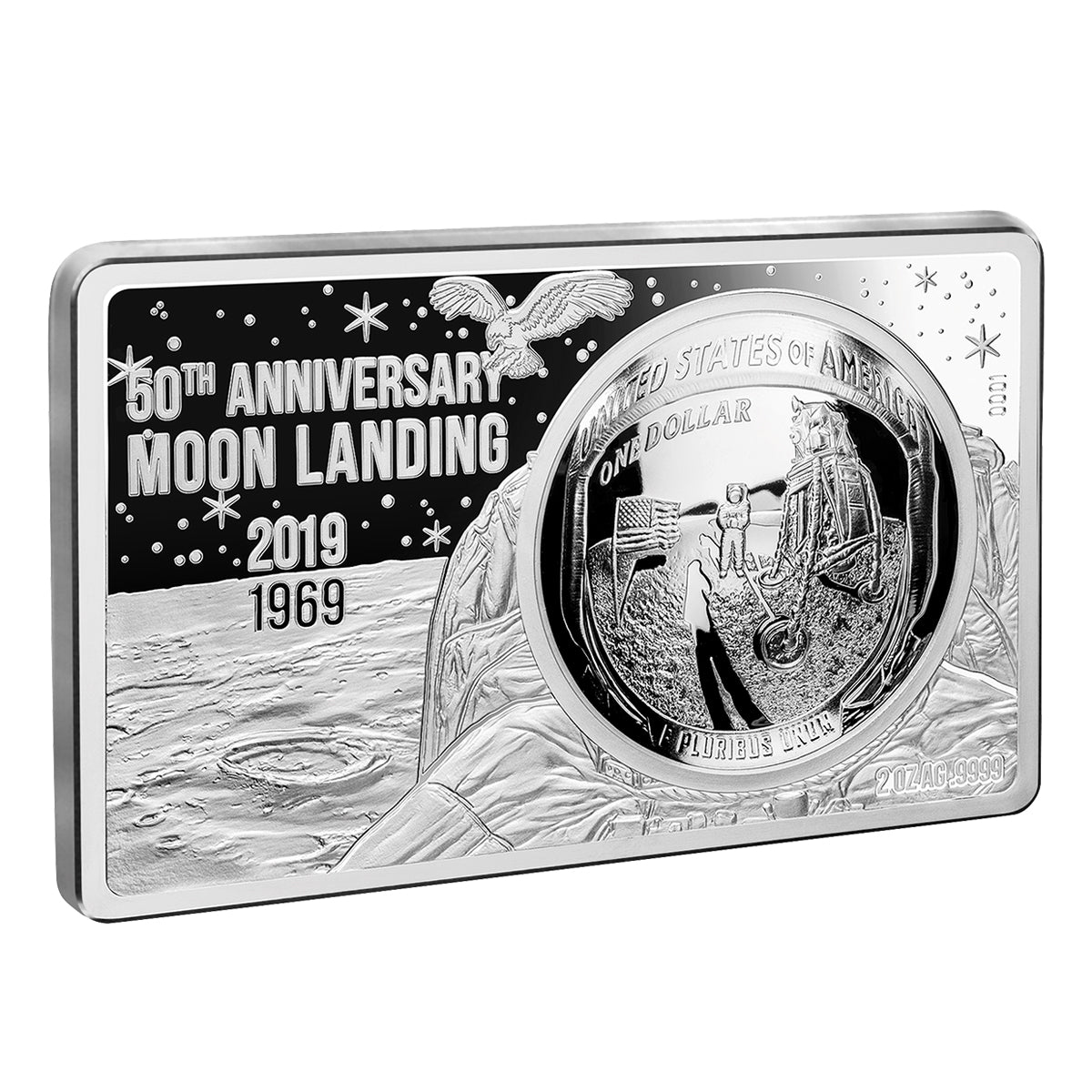 2019 $1 50th Anniversary of the Moon Landing - Pure Silver Coin Set