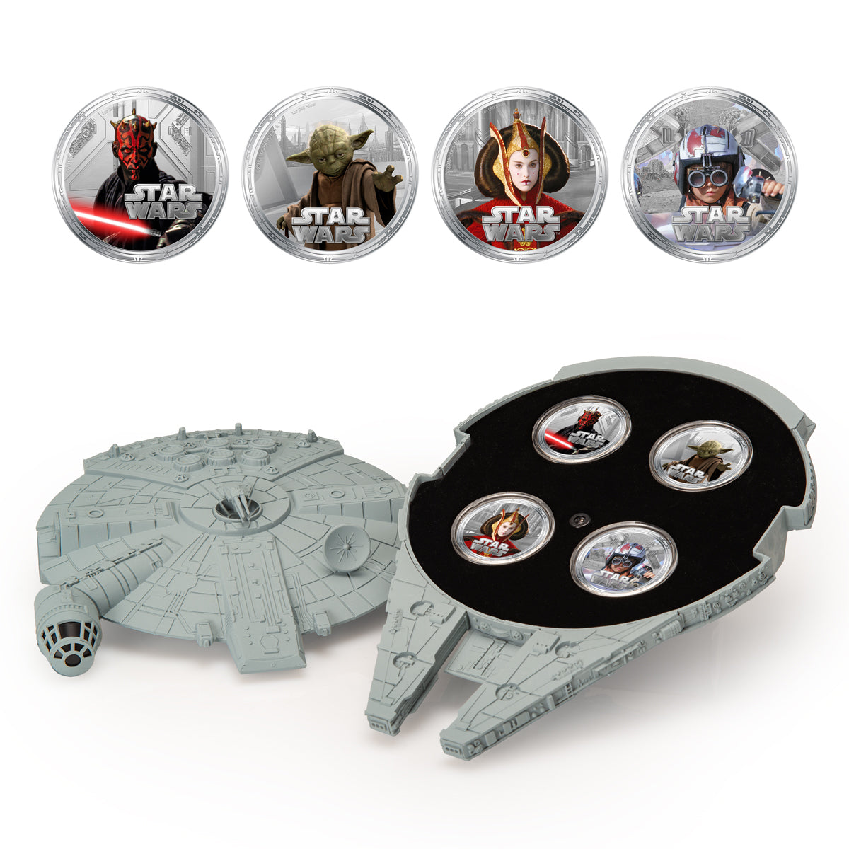2012 Star Wars: Millennium Falcon - Pure Silver Coin Set