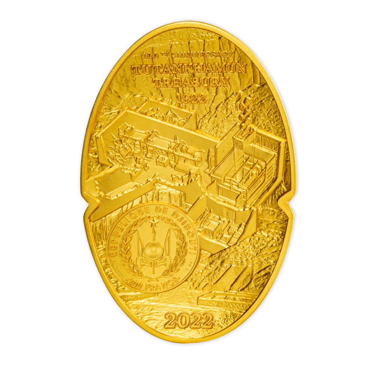 2022 200 Francs Tutankhamun - Pure Silver Coin