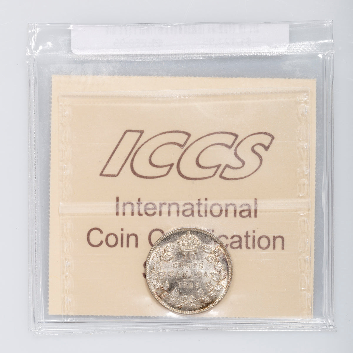 10 Cent 1928 ICCS MS-65