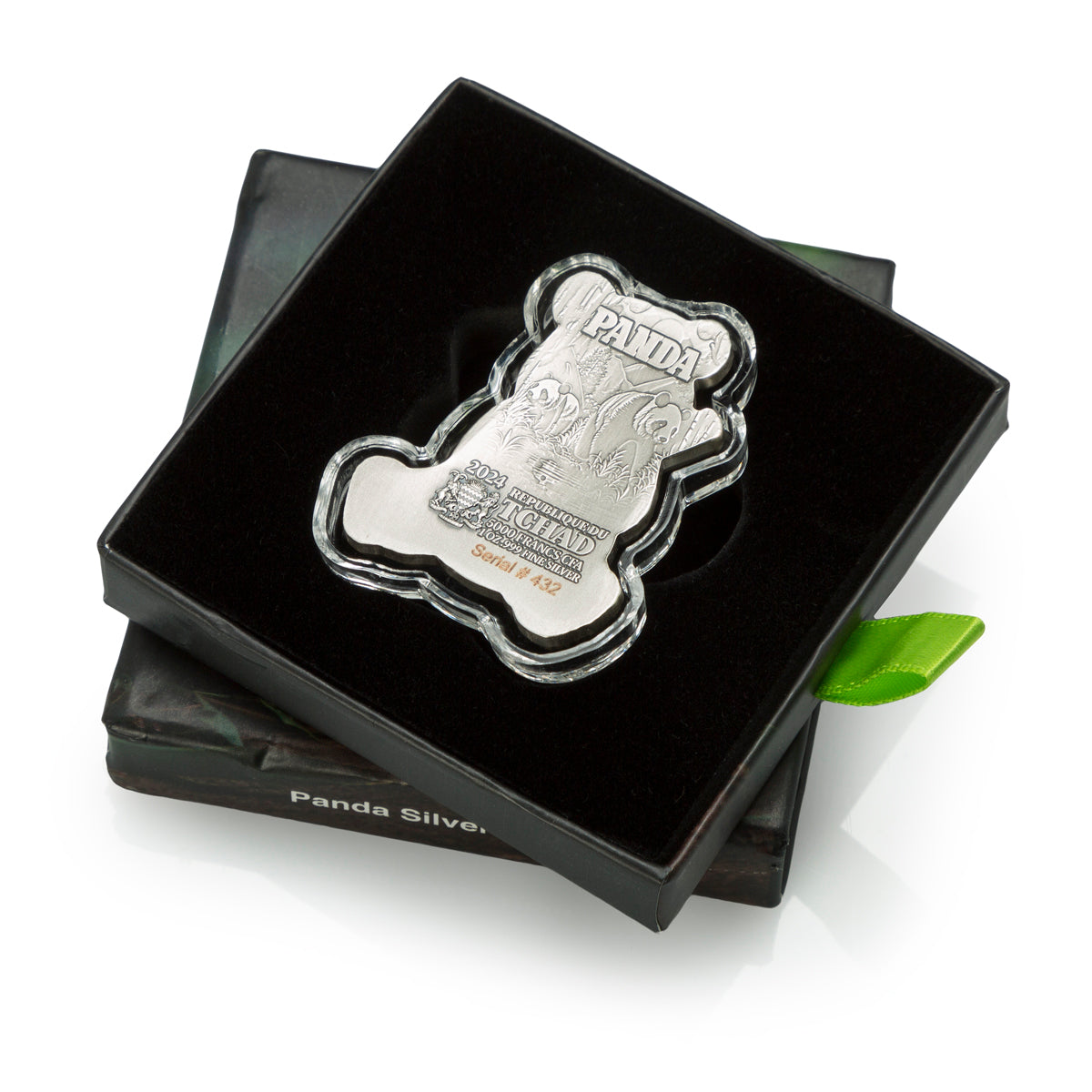 2024 5000 Francs Panda - Pure Silver Coin