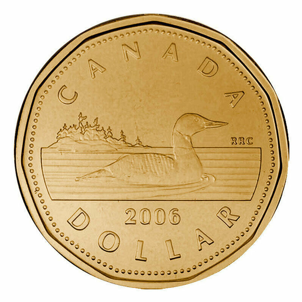 2006 $1 Regular Loon - Coin Roll