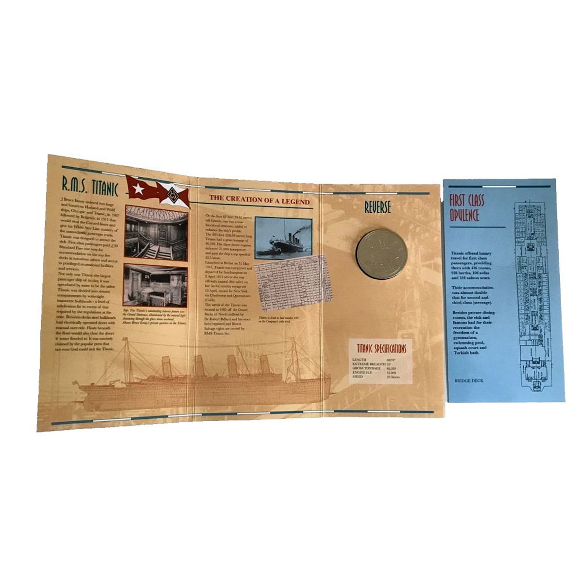 1997 R.M.S. Titanic - Commemorative Medal