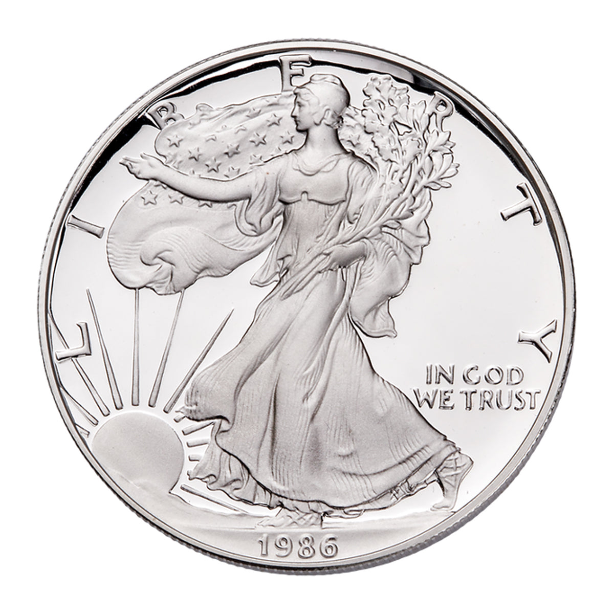 1986 $1 American Eagle - Pure Silver Coin