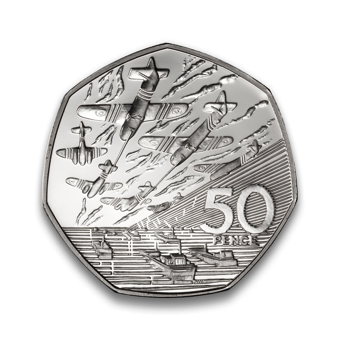 1994 Commemorating the 50th Anniversary of the Allied Invasion of Europe - Silver Three Coin Set