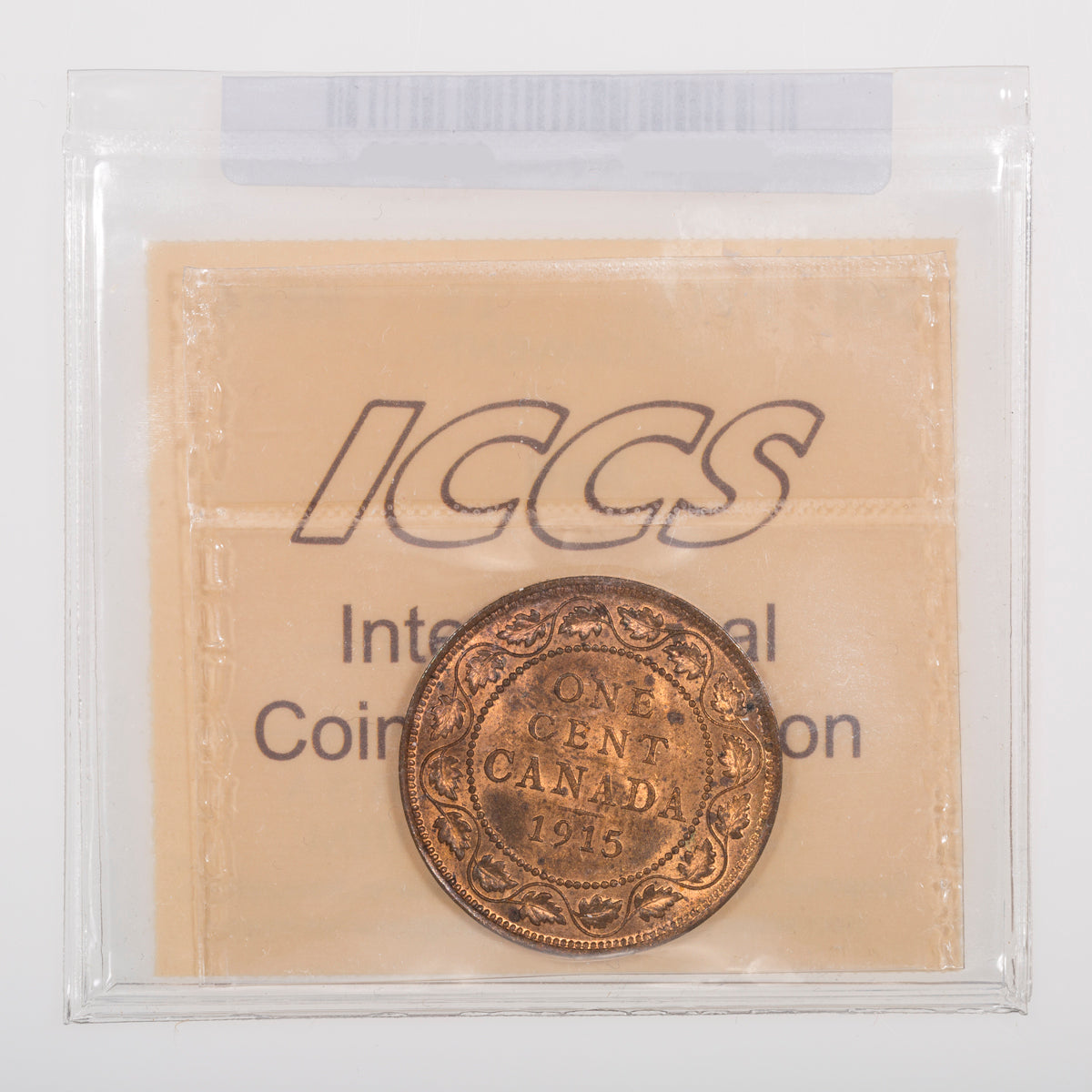 1 Cent 1915 ICCS MS-64 Red