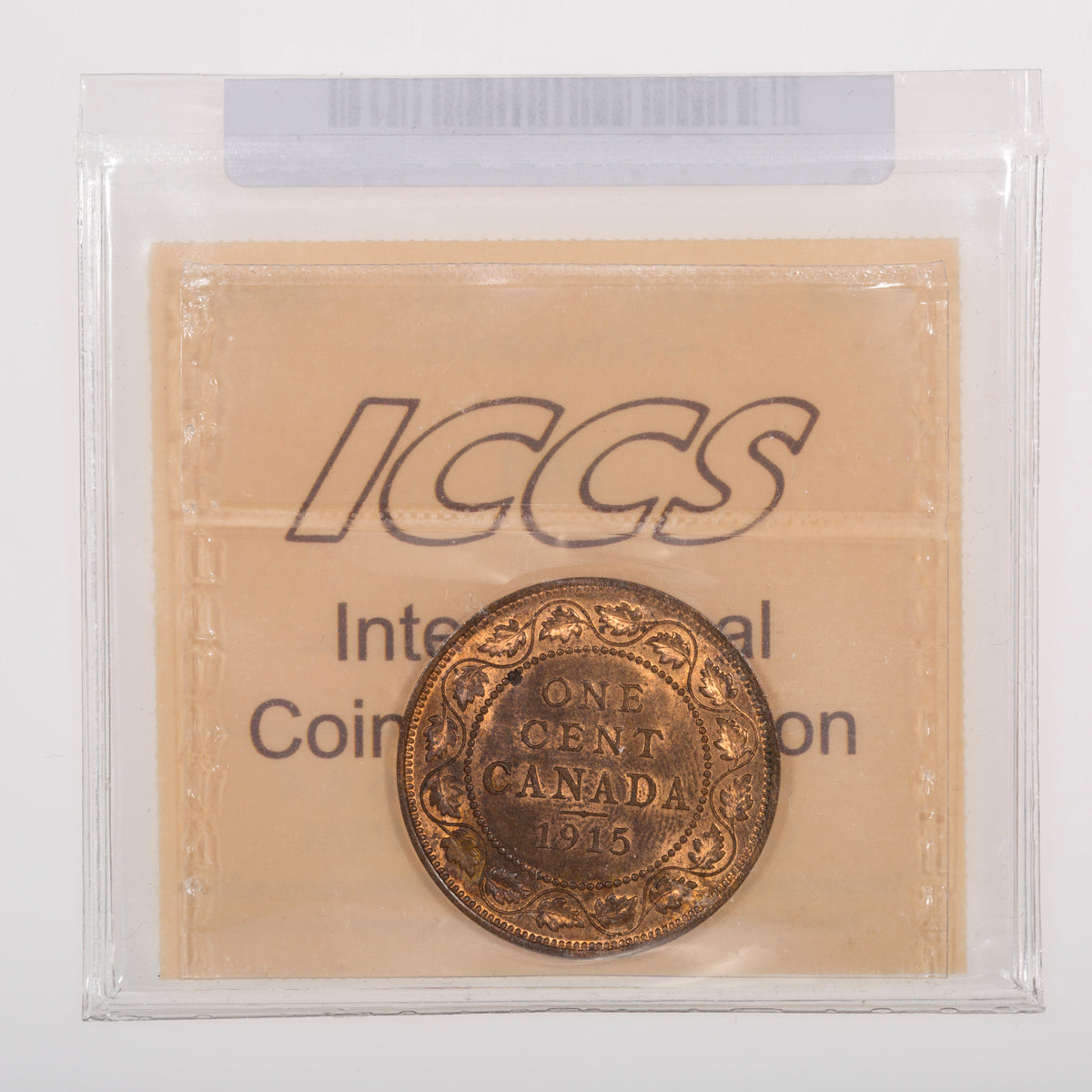 1 Cent 1915 ICCS MS-64 Red