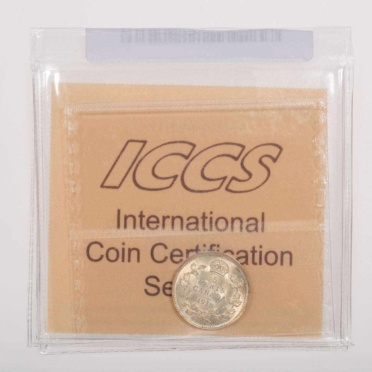 5 Cent 1918 ICCS MS-65