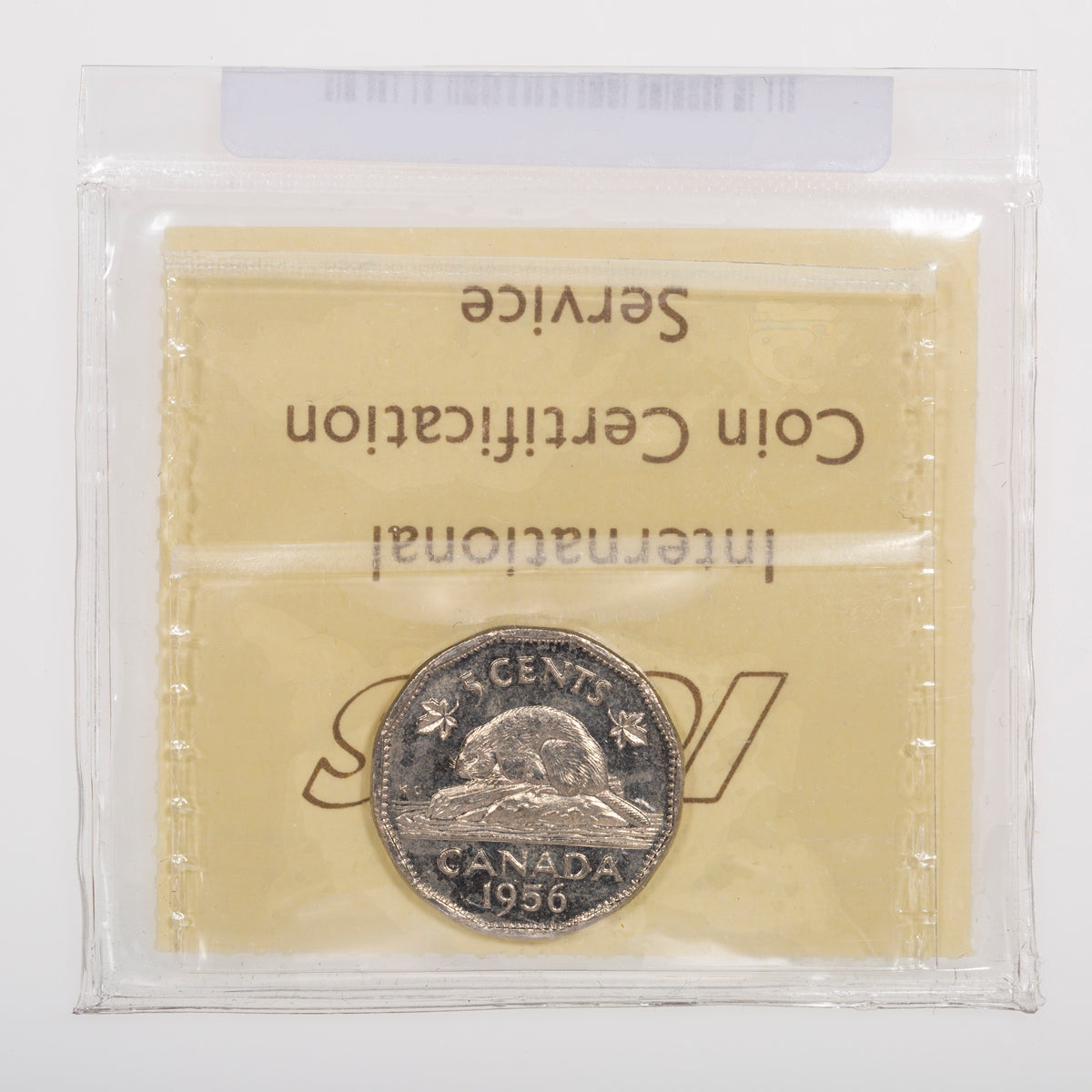 5 Cent 1956 ICCS MS-65