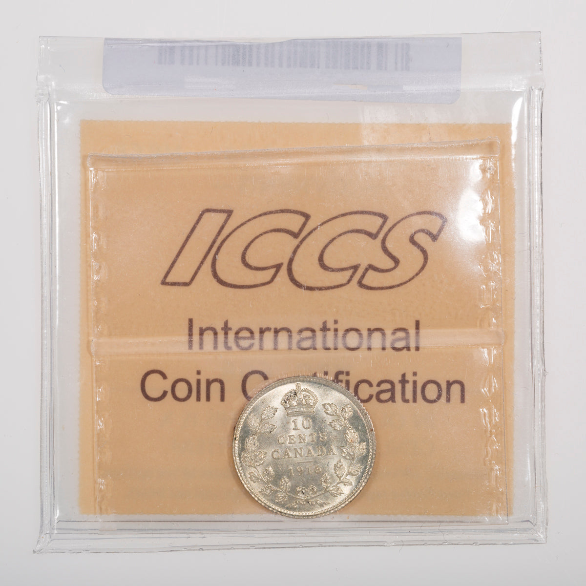 10 Cent 1916 ICCS MS-65