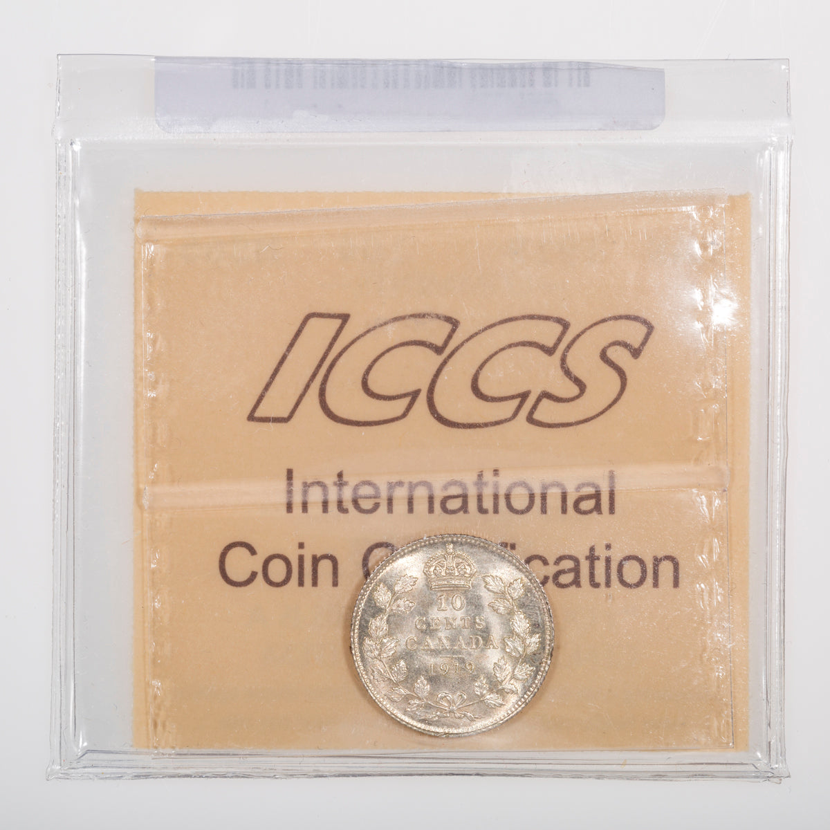 10 Cent 1919 ICCS MS-65