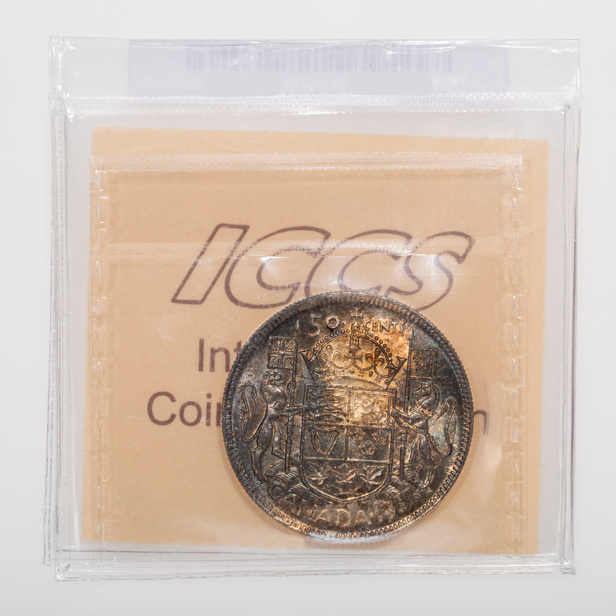 50 Cent 1937 ICCS MS-64