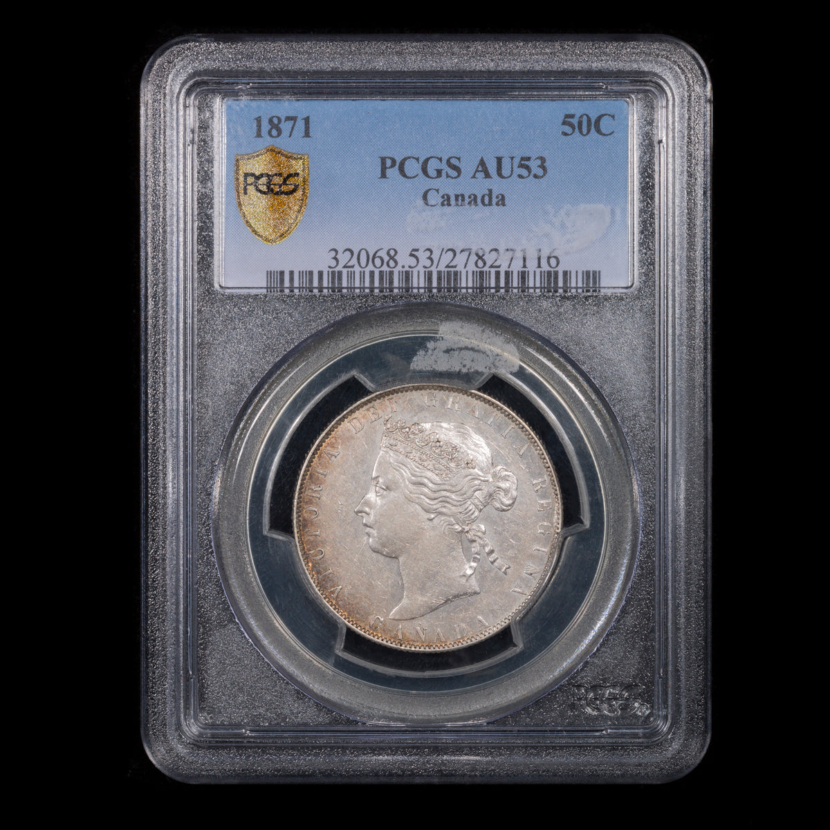 50 Cent 1871 PCGS AU-53