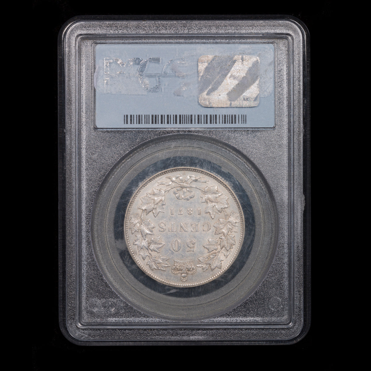 50 Cent 1871H PCGS AU-53