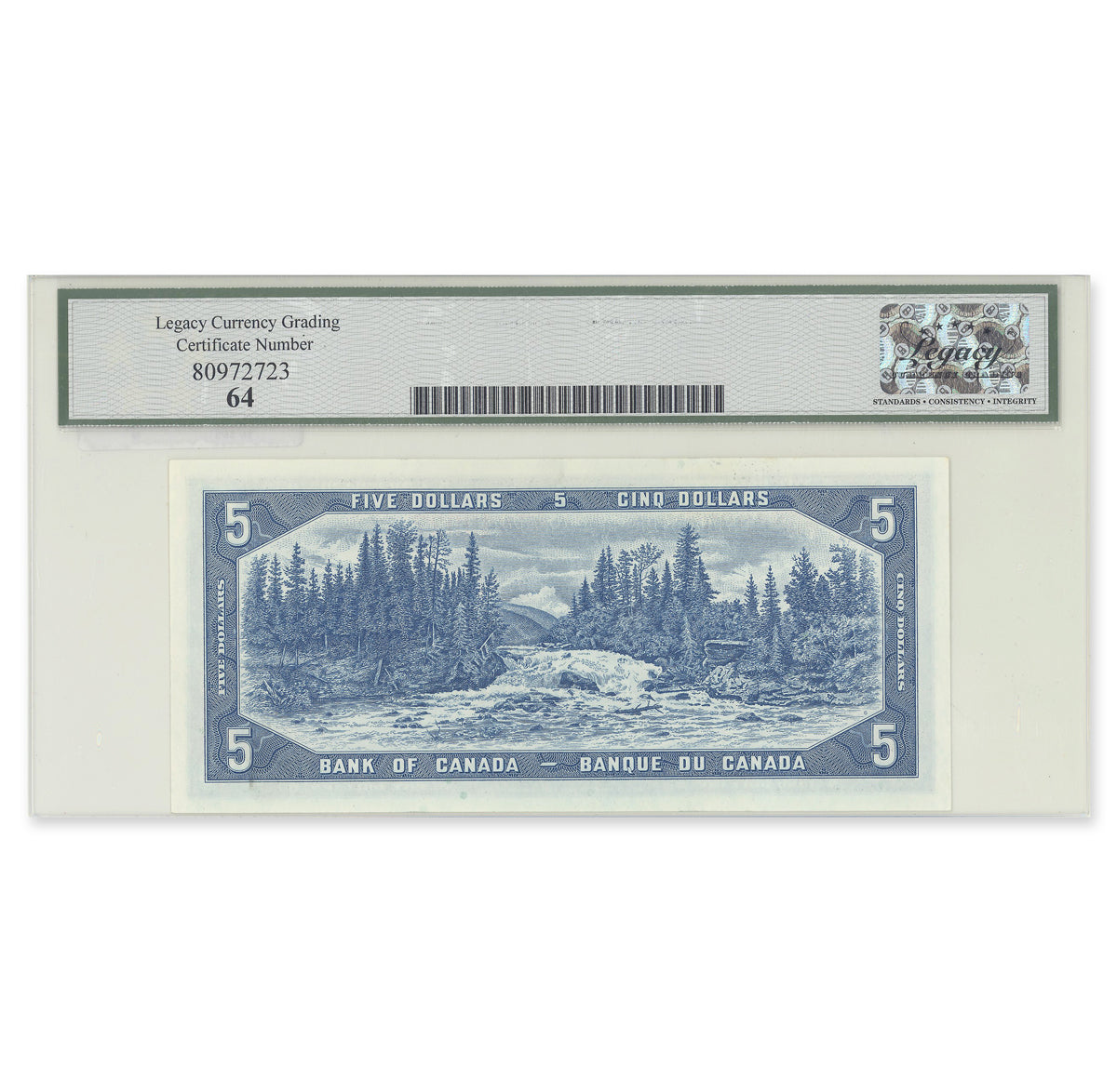 $5 1954 Devil's Face Series BC-31a Coyne-Towers Prefix C/C Legacy CUNC-64