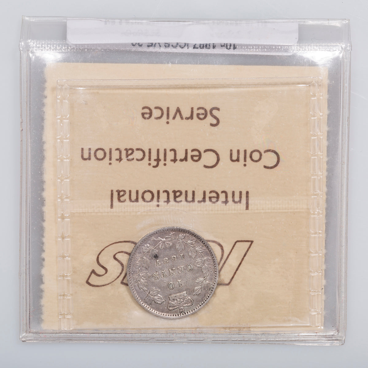 10 Cent 1887 ICCS VF-20