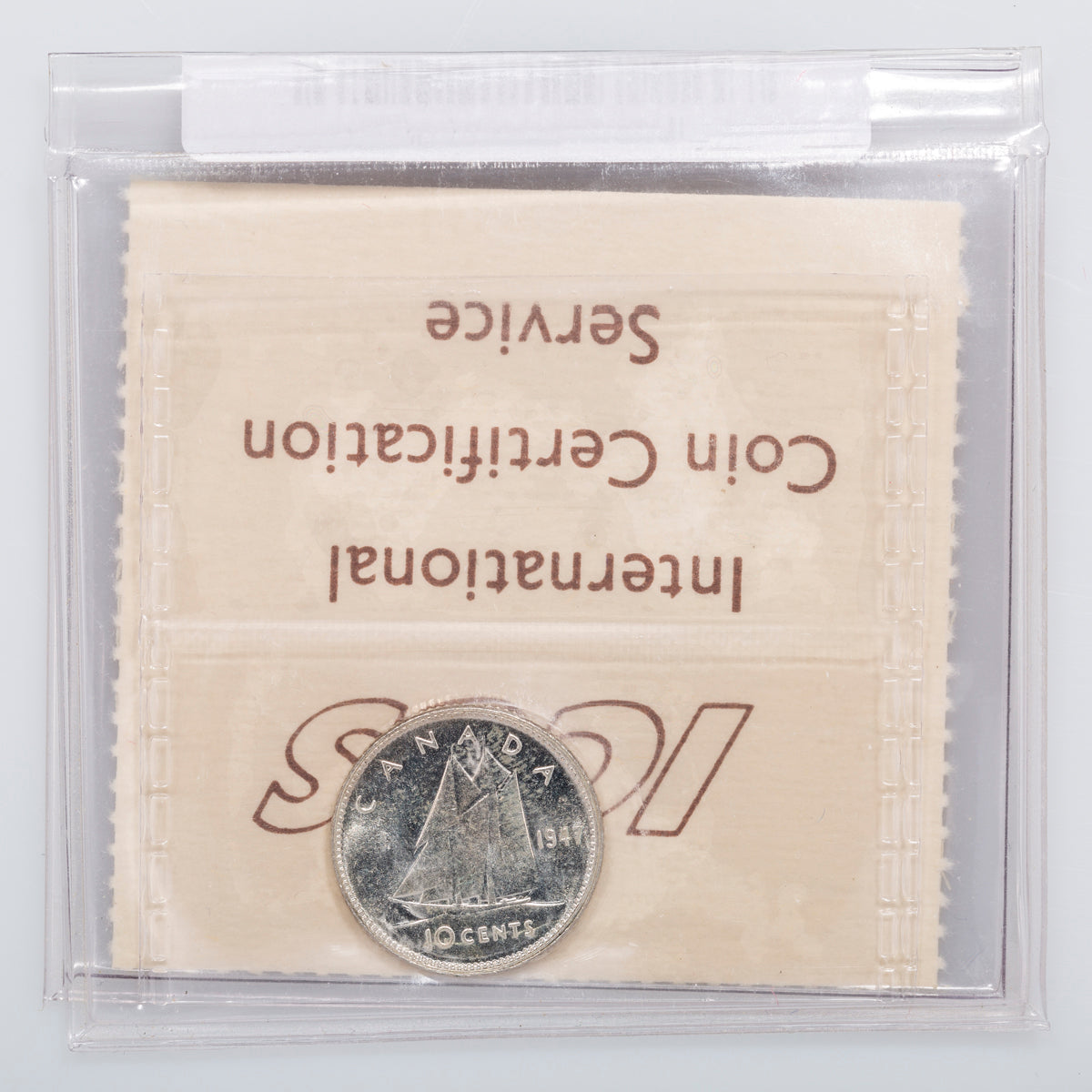10 Cent 1947 ICCS MS-62