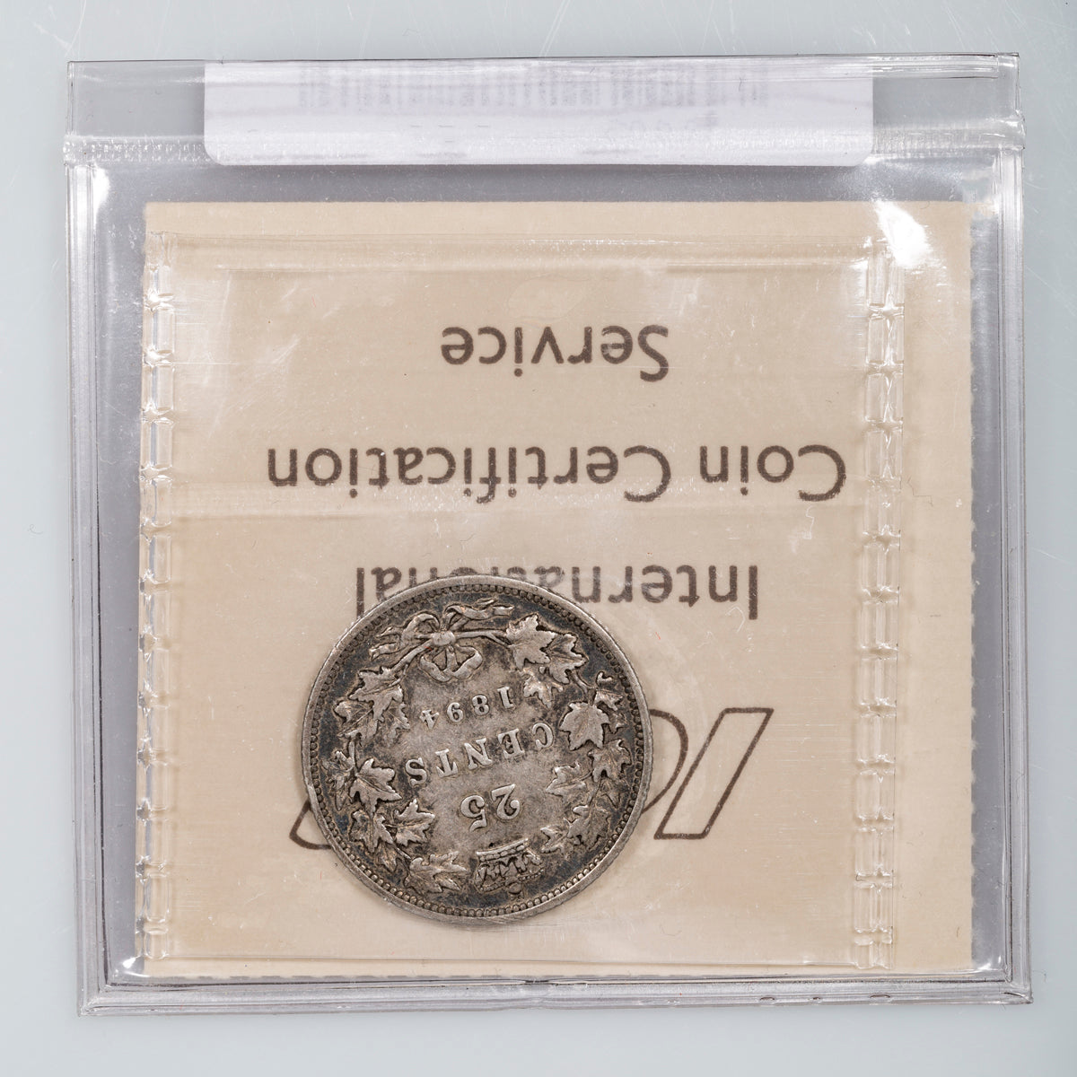 25 Cent 1894 ICCS F-12