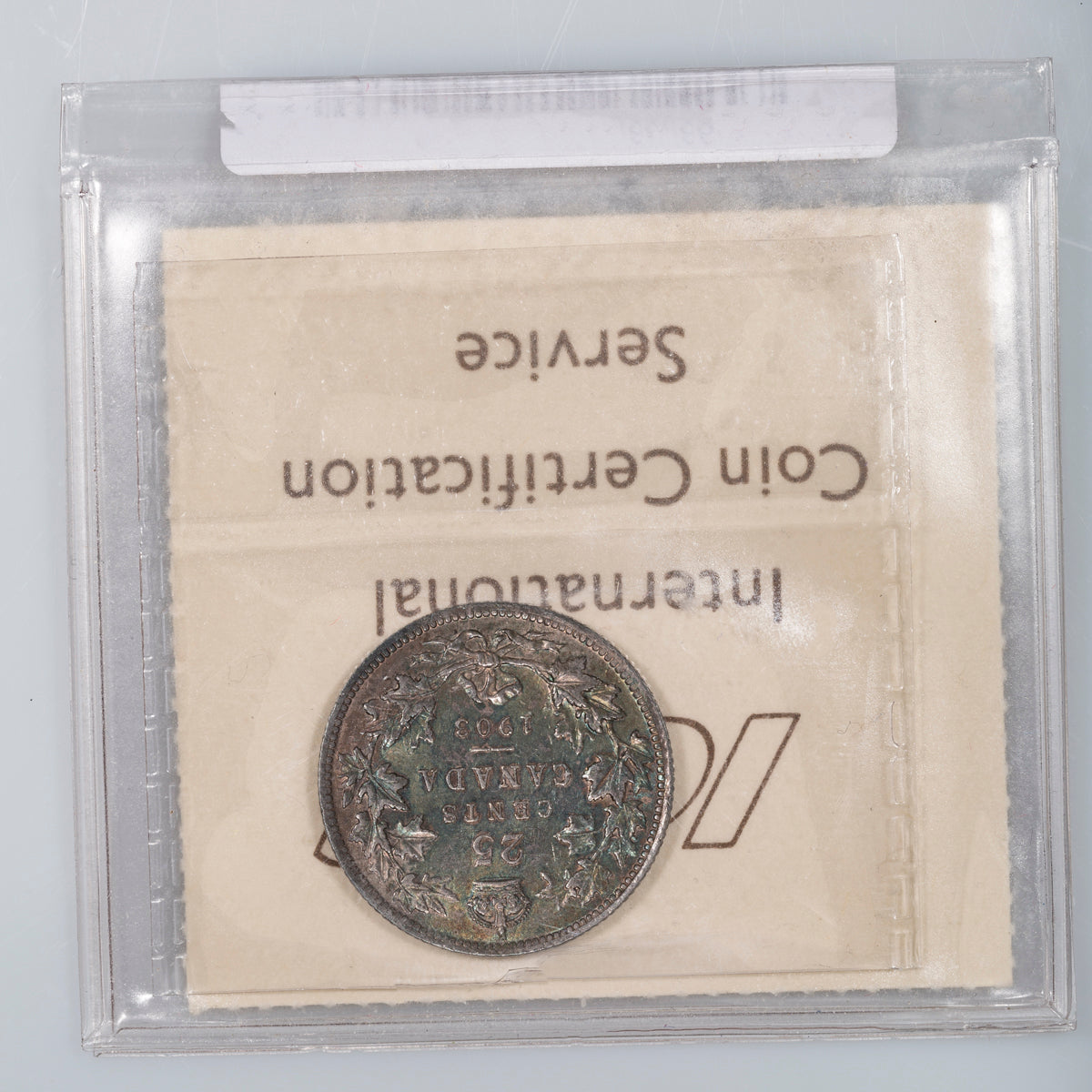 25 Cent 1903 ICCS EF-40
