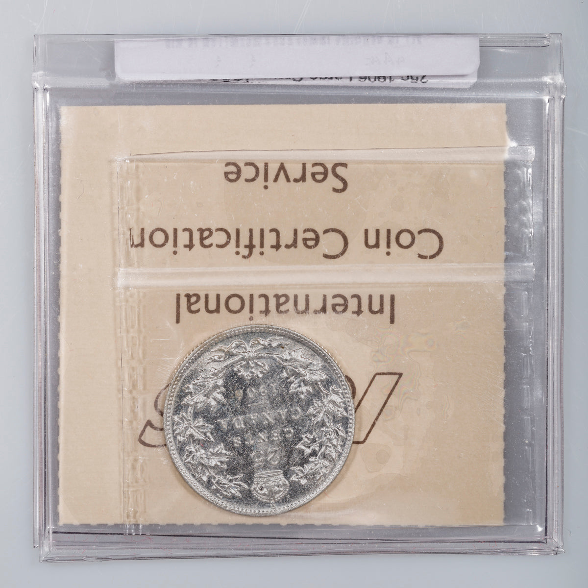 25 Cent 1906 Large Crown ICCS EF-40