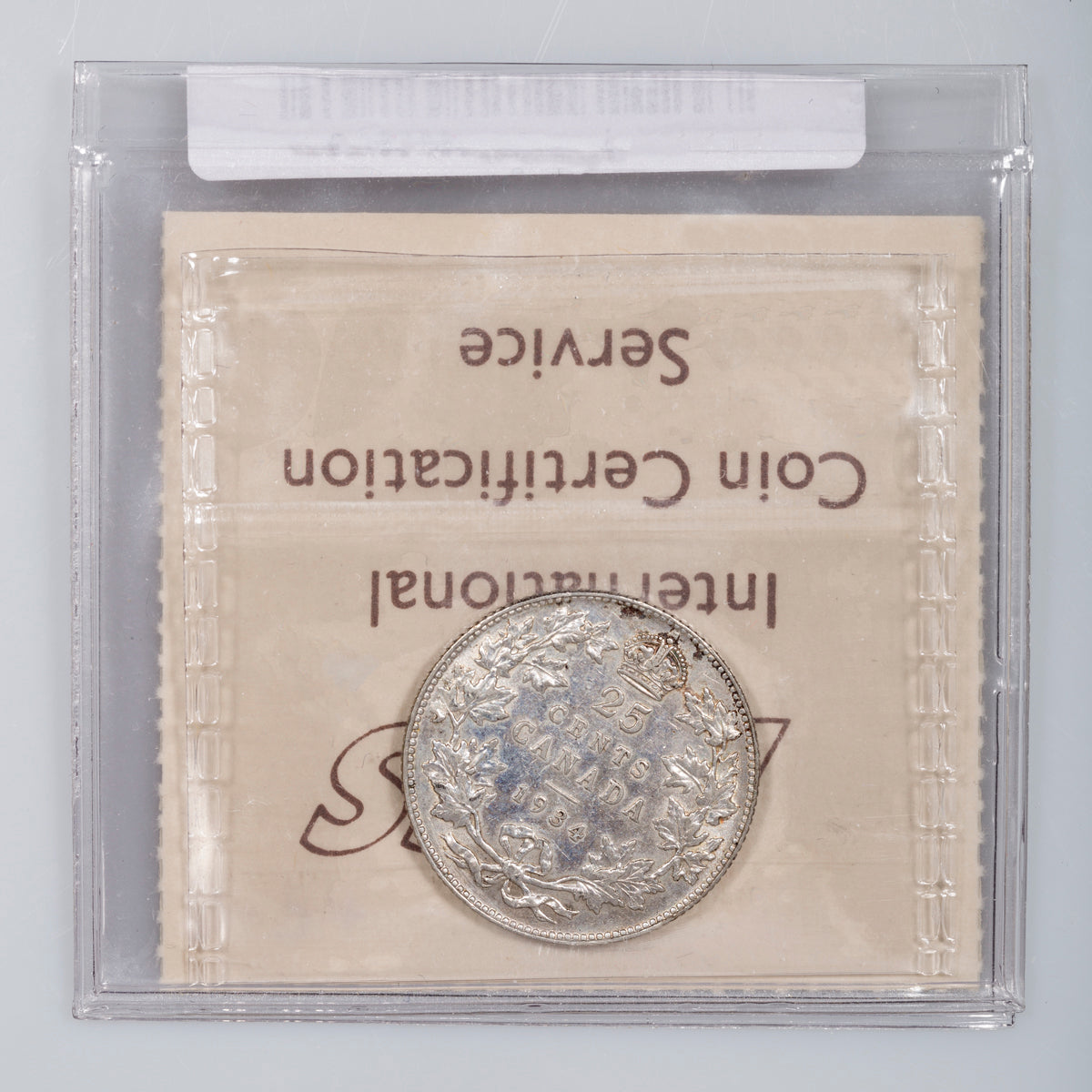 25 Cent 1934 ICCS EF-40